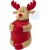 Kerstknuffel met fleecedeken custom/multicolor