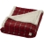 Field & Co Sherpa deken rood