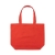 Impact Aware™ recycled canvas shopper met vakje 240gsm luscious red