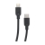 Charging Cable RCS Recycled ABS-TPE oplaadkabel zwart
