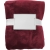 Flanellen fleece (280 gr/m²) deken Sean rood